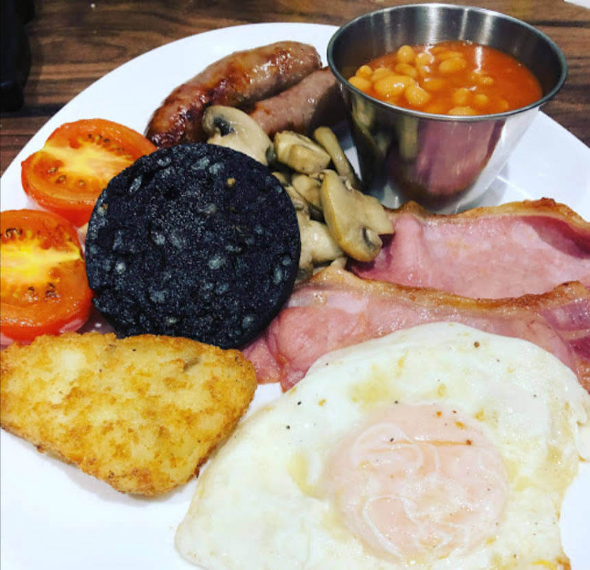 The Best Full English Breakfast in monton